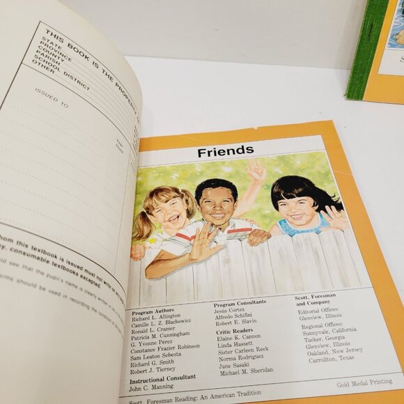 2 School Scott Foresman Reading Books Friends and Prizes An American Tradition - Picture 3 of 10